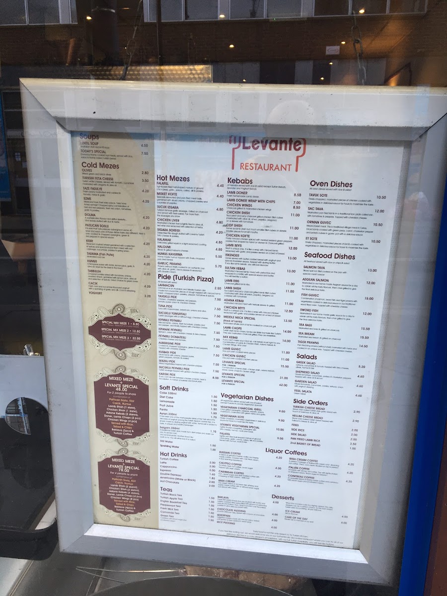 Menu Levante Restaurant (Lewisham)-3