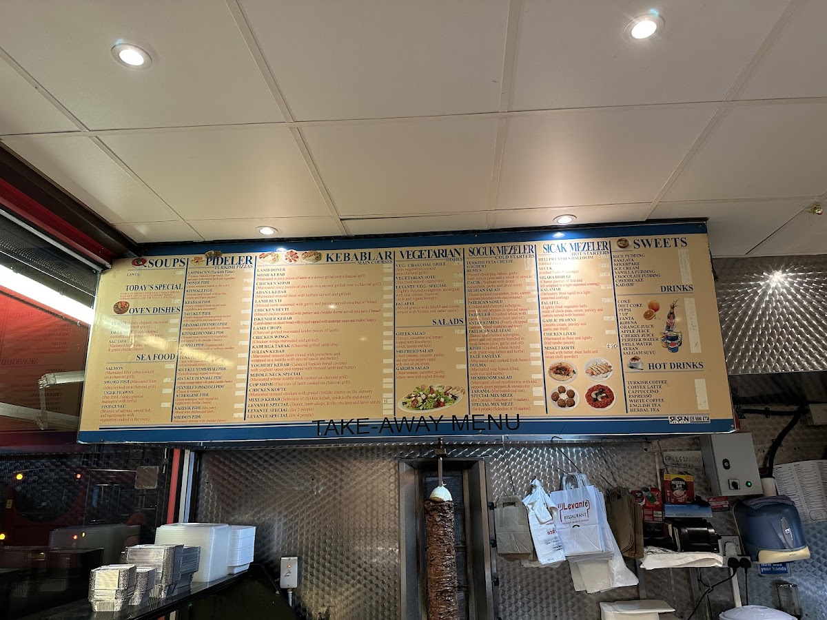 Menu Levante Restaurant (Lewisham)-6